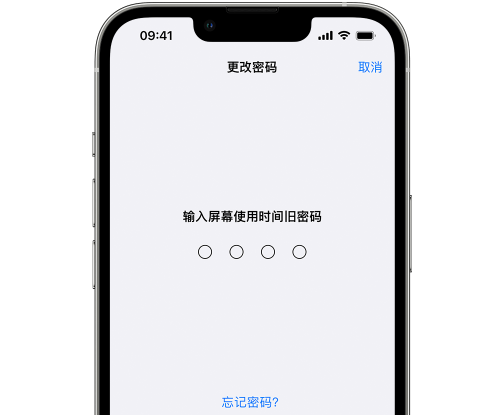 宁都iPhone屏幕维修分享iPhone屏幕使用时间密码忘记了怎么办 