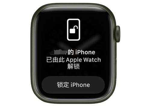 宁都苹果手机维修分享用 AppleWatch 解锁配备面容 ID 的 iPhone方法 