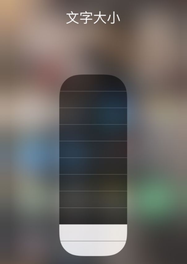 宁都苹果手机维修分享小技巧：在 iPhone 控制中心快速调节字体大小 