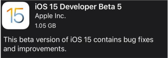 宁都苹果手机维修分享如何升级到iOS15.0 beta5 
