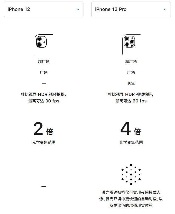 宁都苹果手机维修分享苹果 iPhone 12 与 iPhone 12 Pro 选哪款 